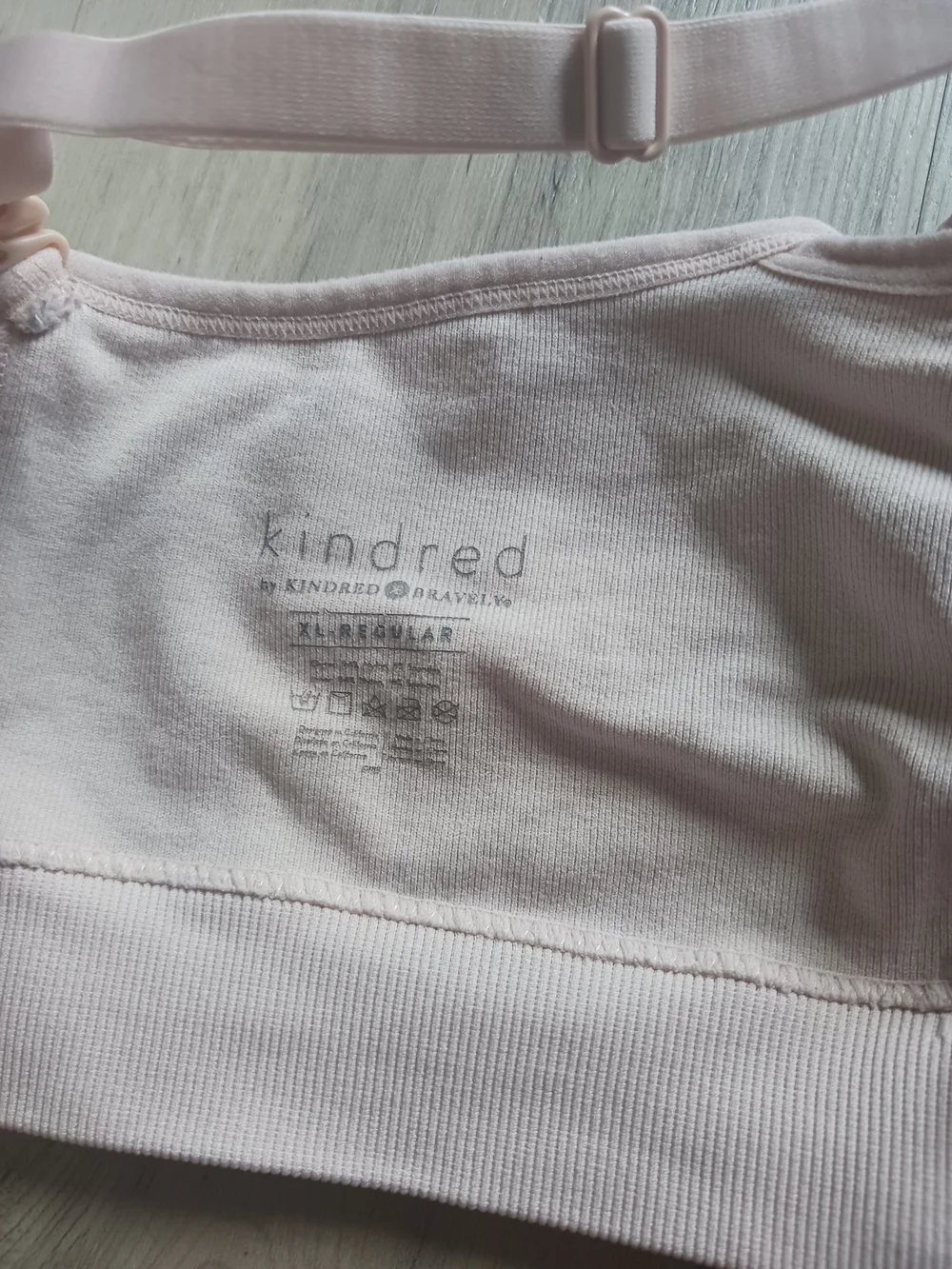 Kindred Bravely Pale Pink Wireless Nursing Bralette